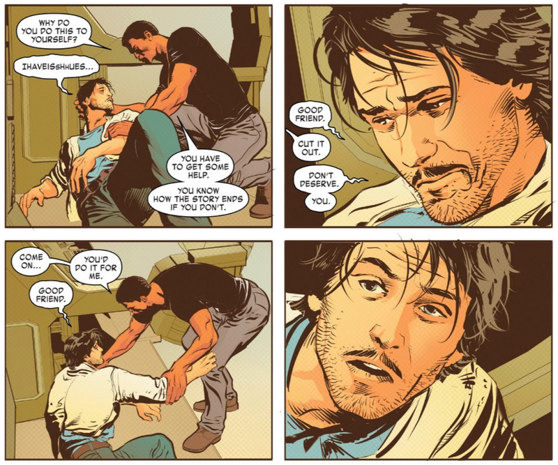 Illustration for article titled Why Iron Man Wasn't at War Machine's Funeral